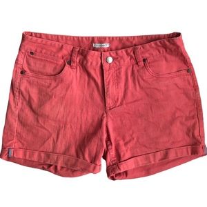 Toad&Co Women’s Comfy Jean Shorts salmon pink size 10